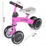 Boys Girls Toddler Trike Big Wheel Tricycle for Kids Boys Girls 12 Months to 3 Year Old Durable Wheel Indoor/Outdoor Toys Perfect Gift For Boys Girls