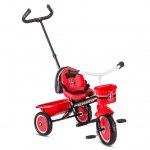 Schwinn Easy-Steer Tricycle with Push/Steer Handle, ages 2 - 4, red & white, toddler bike