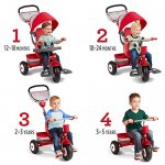 Radio Flyer Ultimate All-Terrain Stroll 'N Trike, Red