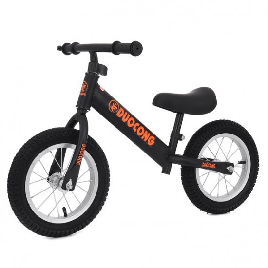 HUNZl 12\'\' Balance Bike Kids No-Pedal Learn To Ride Pre Bike 2-5 Years Old Children Develop Balance Skills