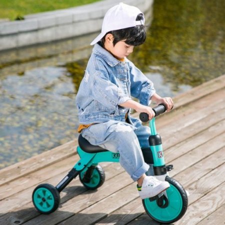 Mixpiju 2-in-1 Foldable Kids Tricycles Kids Trike 3 Wheel Toddler Bike Boys Girls Trikes Toddler Tricycle For Children Aged 2-4 Baby Bike Infant Trike