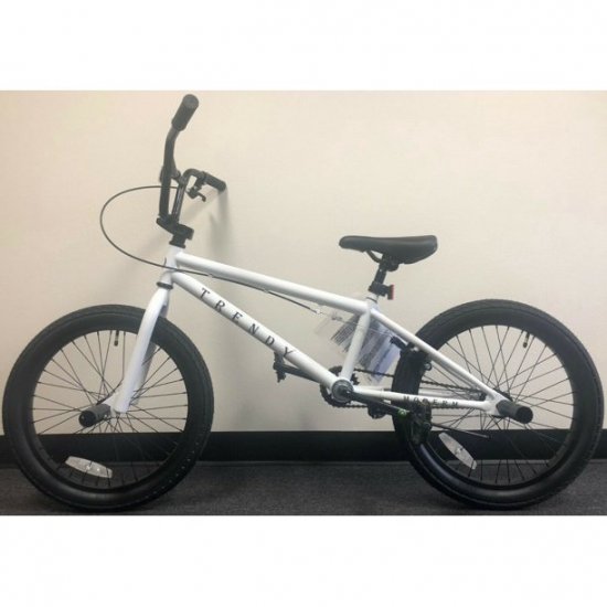 Modern Trendy 20\" BMX Bicycle Freestyle Bike 1 Piece Crank White NEW 2020