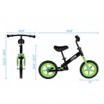 Abody Abody Kids Balance Bike Height Adjustable Green