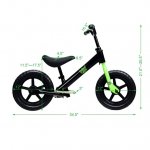 Costway Costway 12'' Kids Balance Bike No Pedal Sport Training Bicycle w/ Adjustable Seat Black