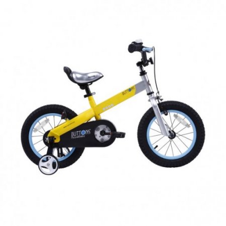 RoyalBaby Buttons Matte Blue 12 inch Kid's Bicycle