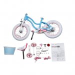 Royalbaby Stargirl Girl's Bike, 14 In. Wheels, Blue (Open Box)