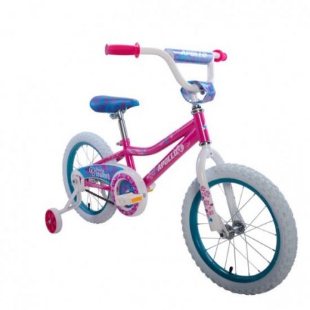 Apollo Heartbreaker 16" Kid's Bicycle, Magenta