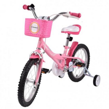 Trinx TRINX 14" Cartoon Pattern Girls' Bike, Kid Bike for 3-5 Years Old Girl Pink