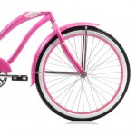 Micargi ROVER 24" Womens Beach Cruiser Pink/ Pink Rim