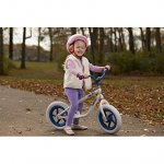 Huffy Huffy Frozen 2 Balance Bike for Toddler & Kids, Elsa Graphics, Purple