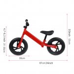 Novashion Kids Balance Bike,Kids No-Pedal Kick & Glide Bicycle,12'' Wheels, for Toddler & Children Ages 2 to 6 Years