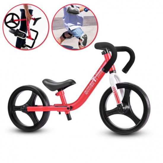 smarTrike smarTrike Folding Balance Bike, safety gear included, 2 years+ - Red