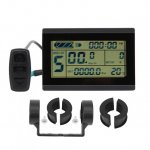 Zerodis LCD Instrument, High Reliability Electric Bicycle LCD Instrument, For Cycling Riding Cyclists Car Shops Equipment