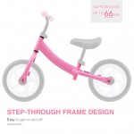 Preenex Pink Kids Balance Bike & Toddler Scooter Bicycle with EVA Foam Tires, Lightweight Frame Toddler Bike for Boys and Girls 2 3 4 5 Years Old, No Pedal Ride On Toy for Children