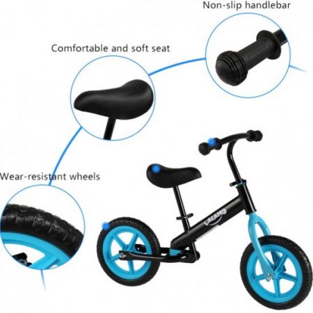 YOFE Balance Bike for Kids, YOFE Lightweight Toddler Balance Bike, No Pedal Bicycle Adjustable Seat/Handlebar, Kids Toddler Bike for Kids 2-5 Years Old, Toddler Bike for Outdoor Indoor Use, Blue, R6792