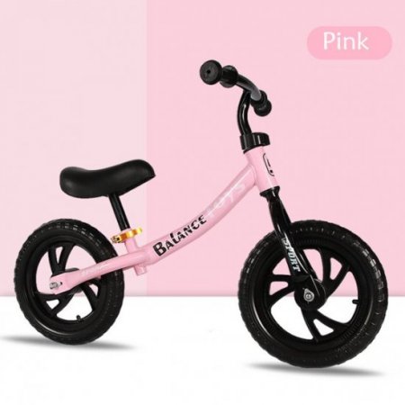 KUDOSALE 12" Kid Balance Training Bike No-Pedal Learn To Ride Pre Push Bicycle Adjustable