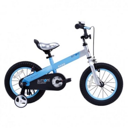 Royalbaby Matte Buttons 14-inch Kids' Bike with Training Wheels