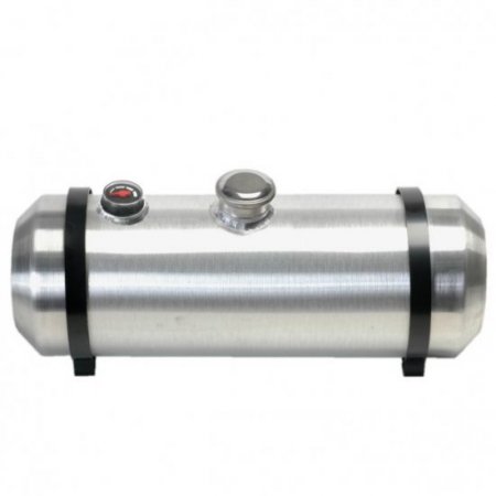 10 Inches X 24 Spun Aluminum Gas Tank 8 Gallons With Sight Gauge For Dune Buggy, Sandrail, Hot Rod, Rat Rod, Trike