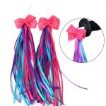 Hemoton HEMOTON 2 Pairs Children Bike Streamers Handlebar Ribbon Kids Scooter Tassels (C Type)