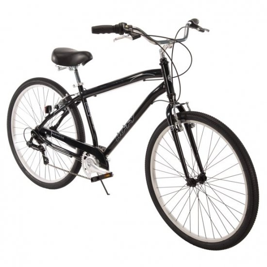 27.5\" Huffy Mens\' Parkside? 7-Speed Bike, Black