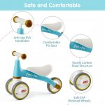 LOL-FUN LOL-FUN Baby Balance Bike for 1 Year Old Boy and Girl Gifts Ride On Toys, Toddler Bike for One Year Old First Birthday Gifts - Blue