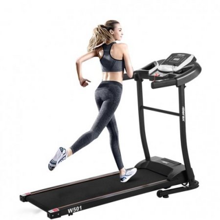 Folding Exercise Treadmills on Sale, SEGMART Electric Treadmill with 16'' Wide Tread Belt, EKG Grip Pulse Sensor, Easy Assembly Home Motorized Running Machine with 12 Preset Program, 240 lbs, S10269