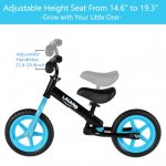 YOFE Lightweight Balance Bike, YOFE No Pedal Bicycle for Kids Boys Girls, Kids Balance Bike w/ Padded Seat, Sport Balance Bike Adjustable Seat/Handlebar, Kids Toddler Bike for 2-5 Years Old, Blue, R6791