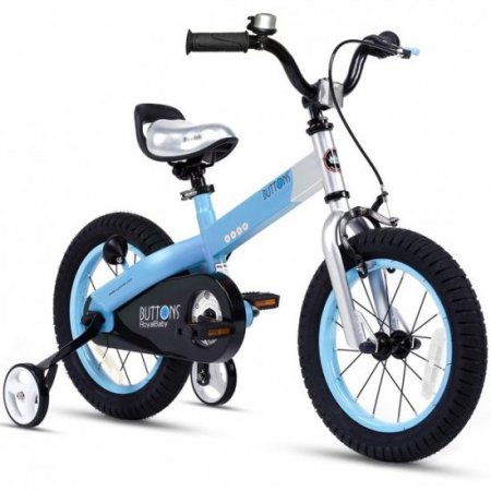 RoyalBaby Buttons, Matte Blue 16 inch Kid's Bicycle