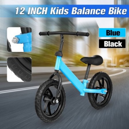 FENG FENG Kids Balance Bike, Toddler Sport Balance Bike Adjustable Seat Handlebar Height 12 Inch EVA Tires Toddler Training Bike for 1-7 Years Old Boys Girls