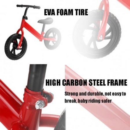 Stoneway Kids Balance Bike Air Tire Balance Bike Suits Ages 2 to 7 years