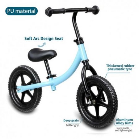 KUDOSALE Kids Balance Bike Walking Balance Training for Toddlers 2-6 Years Old Children