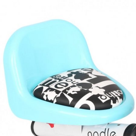 Kid's Foldable Tricycle Adjustable Seat Storage Box for 2-5 Age Blue