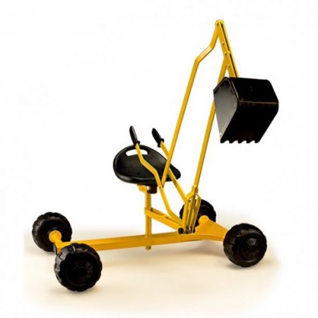 WonkaWoo Metal Dig and Swivel Sand Digger, Yellow