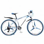 26 inch Mountain Bike, 21 Speed Full Suspension Aluminum Alloy Frame Python-Shaped Road Bike