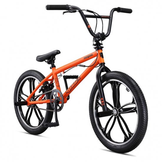 Mongoose 20\" Legion Mag Bicycle-Color:Orange,Size:20\",Style:Boy\'s Freestyle