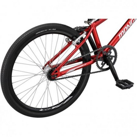 Mongoose Title 24 BMX Race Bike, 24-inch Wheels, Beginner or Returning Riders, Lightweight Tectonic T1 Aluminum Frame and Internal Cable Routing