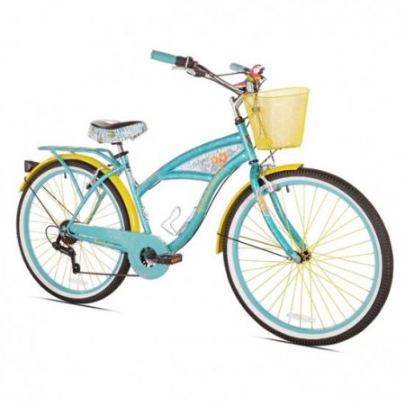 Margaritaville BCA 26 In. Multi-Speed Cruiser Women's Bike, Teal