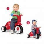 Radio Flyer, Scoot 2 Pedal, 2-in-1 Ride-on and Tricycle, Red