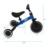 Time Frame Camera Accessories Kids 3 in 1 Tricycles Blue