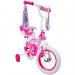 Disney Princess Girls' 12" Bike with Doll Carrier by Huffy