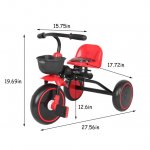 BLUKIDS Series Kids Trike Toddlers Children Tricycle Stroller Trike 3 Wheel Pedal Bike Multicolor for 2 3 4 5 Years Old Boys Girls Indoor