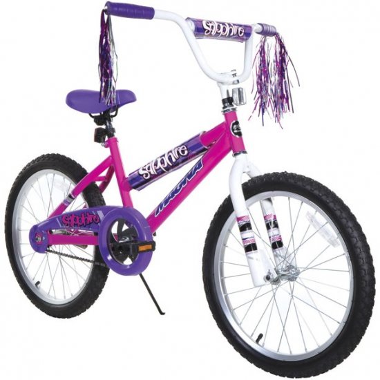 20\" Magna Girl\'s Sapphire Bike, Purple