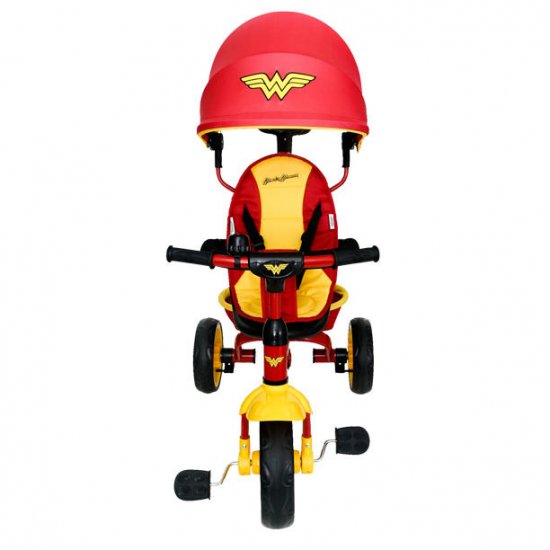 KidsEmbrace DC Comics Wonder Woman 4-in-1 Push and Ride Stroller Tricycle