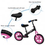 Vingtank Vingtank Kids Balance Bike with Footrest for Girls & Boys, Ages 2-5 Years, Toddler Push Bike with Airless Tire and Adjustable Seat Height