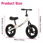 KUDOSALE Sport Balance Bike for Kids and Toddlers,Comfortable seat,No Pedal Toddler Push Walker Bike Kids Balance Bike Bearing weight 66lbs