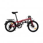 Origami Eagle 8-speed folding bicycle in Red