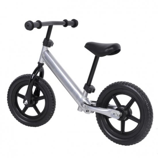 Herchr HERCHR 12in Wheel Carbon Steel Kids Balance Bicycle Children No-Pedal Bike, No-pedal Bicycle,Balance Bicycle