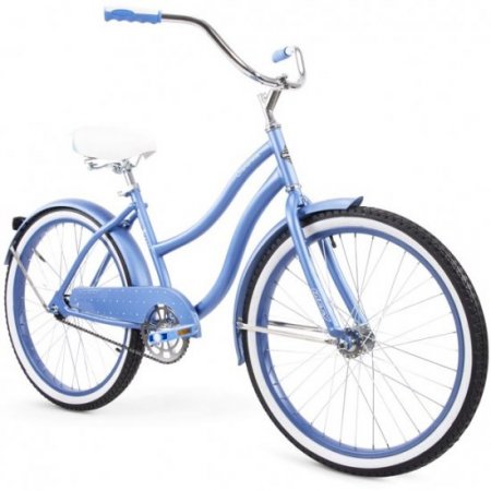 Huffy 24" Cranbrook Women's Comfort Cruiser Bike, Periwinkle Blue