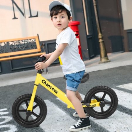 WMHOK Home Proudcts Children's Lightweight Balance Bike, Footrest and Handle Pad for 2-6 Kid