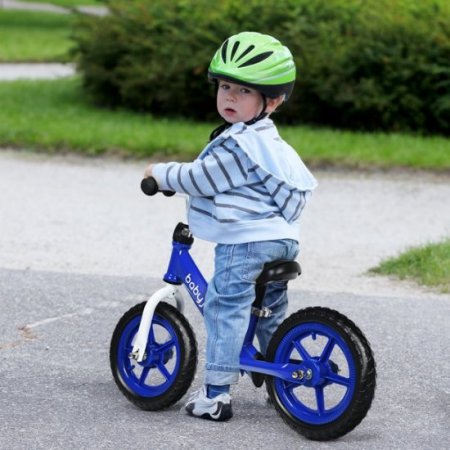 Gymax Gymax 12'' Balance Bike Kids No-Pedal Learn To Ride Pre Bike w/ Adjustable Seat Blue